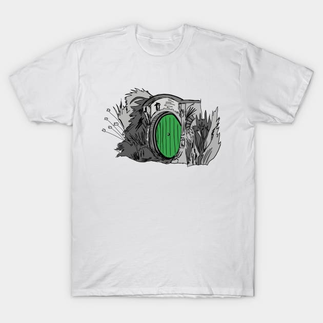 Bag End The Hobbit T-Shirt by Jamie Collins